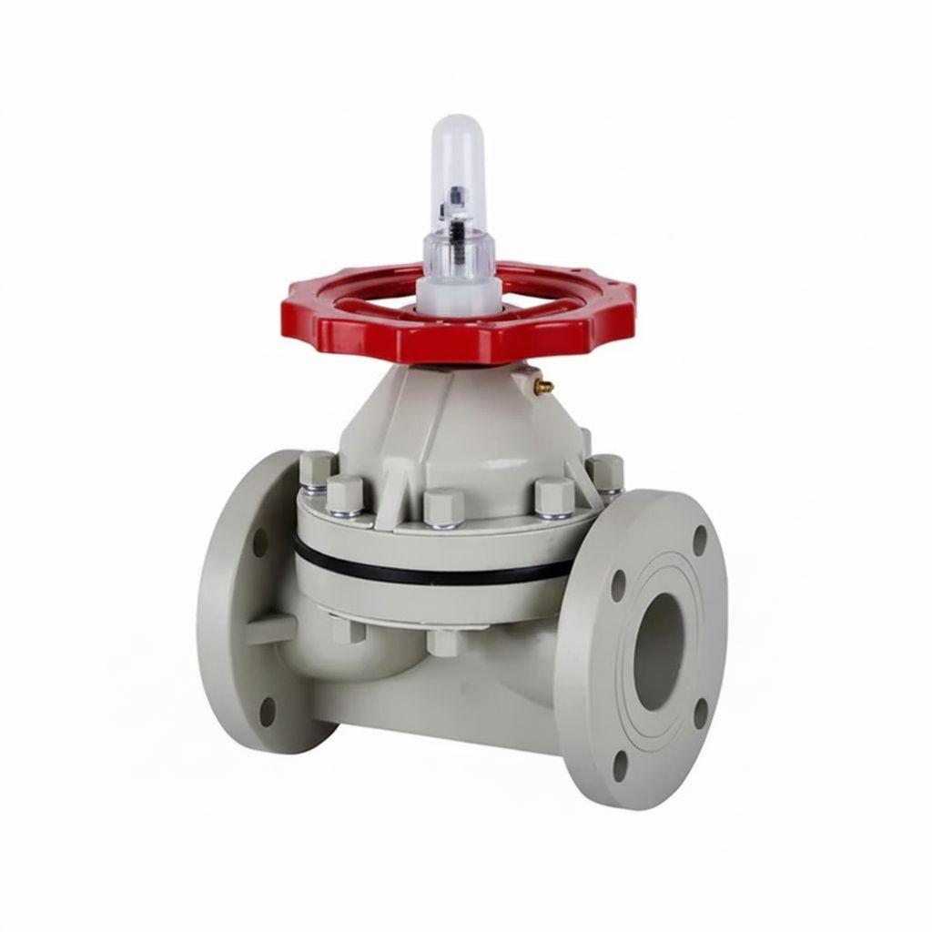 Diaphragm Valve Flang End